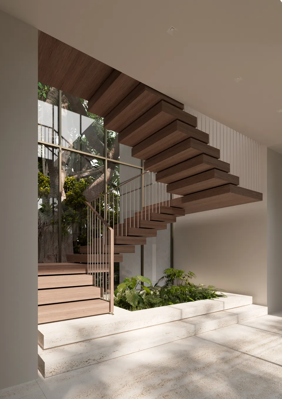 Detail, the stair